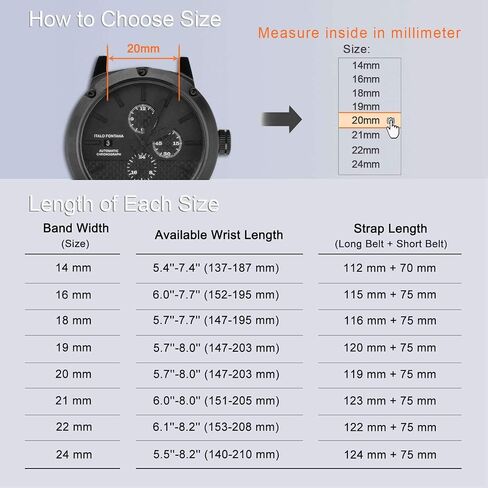 WOCCI 16mm Silicone Watch Band, Quick Release Rubber Replacement Strap with Black Stainless Steel Buckle (Black) in Saudi Arabia