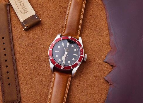 Ritche Quick Release Leather Watch Bands Genuine Watch Straps for Men Women- 18mm 20mm 21mm 22mm 23mm 24mm Top Grain Leather Watch Strap, Valentine's day gifts for him or her in Kuwait