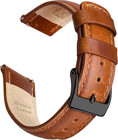 Ritche Quick Release Leather Watch Bands Genuine Watch Straps for Men Women- 18mm 20mm 21mm 22mm 23mm 24mm Top Grain Leather Watch Strap, Valentine's day gifts for him or her in Kuwait