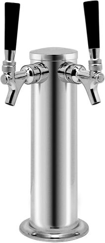Kegco 3PSTCK2-NT Kegerator Kit, 2-Tap, Chrome in Saudi Arabia