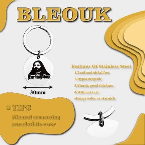 BLEOUK Vampi TV Show Lover Gift Nando Fucking Guy Keychain in Saudi Arabia