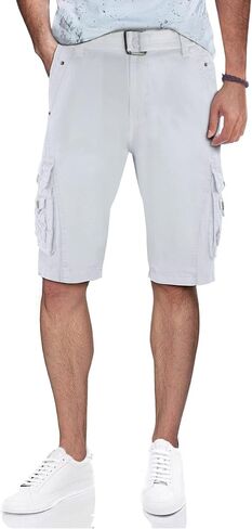 X RAY Mens Tactical Cargo Shorts Camo and Solid Colors 12.5" Inseam Knee Length Classic Fit Multi Pocket in Kuwait