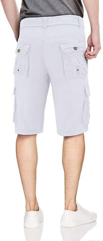 X RAY Mens Tactical Cargo Shorts Camo and Solid Colors 12.5" Inseam Knee Length Classic Fit Multi Pocket in Kuwait