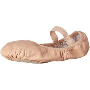 Bloch Dance Women's Belle Full-Sole Leather Ballet Shoe/Slipper, Pink, 5 in Saudi Arabia