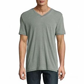 تي شيرت رجالي برقبة على شكل حرف V مكتوب عليه "Venice Burnout " من Lucky Brand in Kuwait