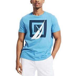 Nautica Men's Short Sleeve 100% Cotton Nautical Series Graphic Tee in Saudi Arabia