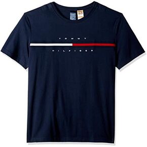 تي شيرت Tommy Hilfiger الرجالي ذو الأكمام القصيرة والمقلمة مع أزرار مغناطيسية in Saudi Arabia