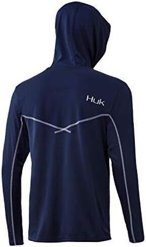 Huk Men's Icon X Hoodie | Long-Sleeve Performance Shirt with UPF 30+ Sun Protection in Saudi Arabia