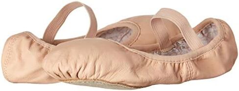 Bloch Dance Women's Belle Full-Sole Leather Ballet Shoe/Slipper, Pink, 5 in Saudi Arabia