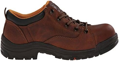حذاء عمل Timberland Pro نسائي Titan Oxford من خليط معدني لأصابع القدم، متوسط، بني محبب بالكامل، متوسط, بني محبب بالكامل., Medium in Kuwait