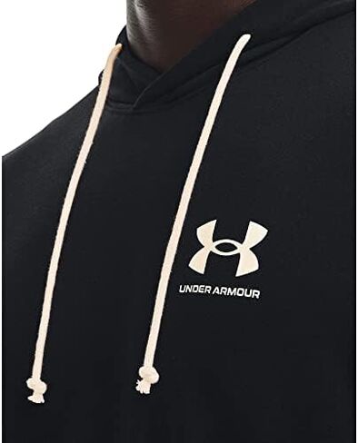 سترة بغطاء للرأس للرجال من Under Armour ذات رقبة دائرية طويلة وRival Terry in Kuwait