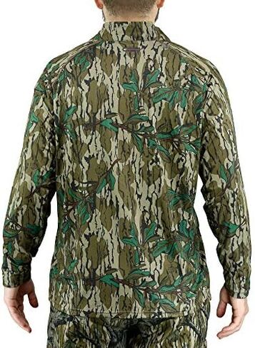 قميص رجالي مموه خفيف الوزن بسحاب 1/4 من Mossy Oak in Kuwait