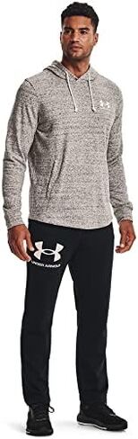 سترة بغطاء للرأس للرجال من Under Armour ذات رقبة دائرية طويلة وRival Terry in Kuwait