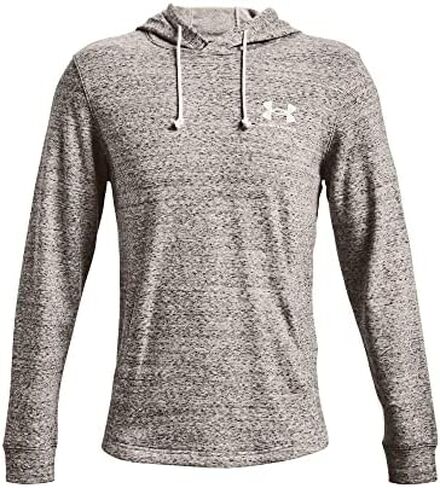 سترة بغطاء للرأس للرجال من Under Armour ذات رقبة دائرية طويلة وRival Terry in Kuwait