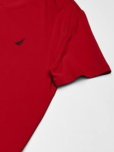 Nautica Men's Short Sleeve Solid Slim Fit V-Neck T-Shirt in Saudi Arabia