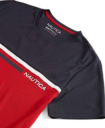 Nautica Men's Navtech Colorblock Tee in Kuwait