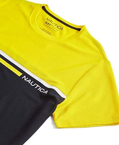 Nautica Men's Navtech Colorblock Tee in Kuwait
