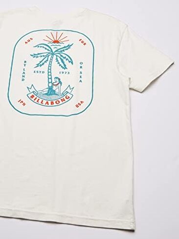 Billabong Men's Classic Short Sleeve Premium Logo Graphic Tee T-Shirt in Saudi Arabia