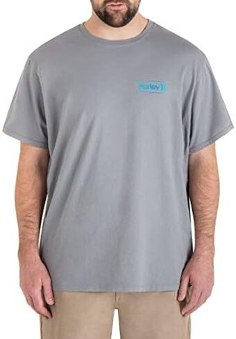 Hurley Men's Big & Tall Everyday Washed One and Only Gradient T-Shirt in Saudi Arabia