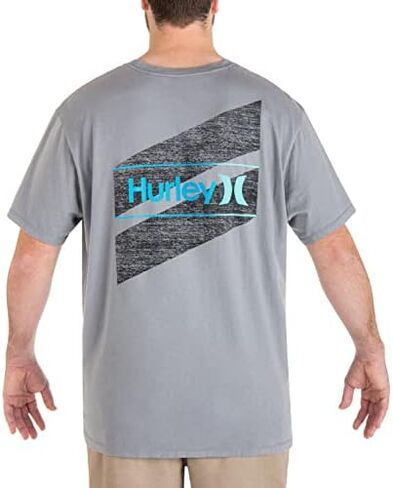 Hurley Men's Big & Tall Everyday Washed One and Only Gradient T-Shirt in Saudi Arabia