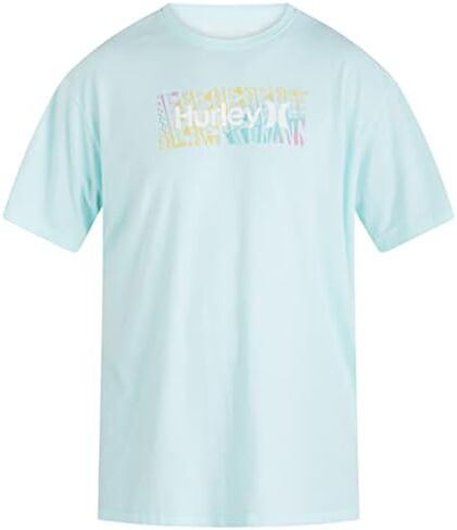 تي شيرت Hurley الرجالي الكبير والطويل المغسول للاستخدام اليومي واحد فقط متدرج in Kuwait