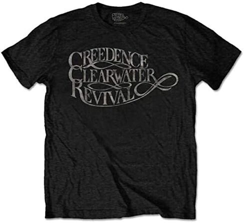 Creedence Clearwater Revival 'Vintage Logo' (Black) T-Shirt in Saudi Arabia