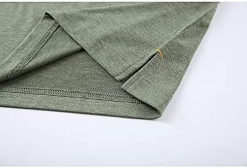 Little Beauty Men's Henley Shirts Waffle Knit Button Long Sleeve Shirts with Pocket in Kuwait