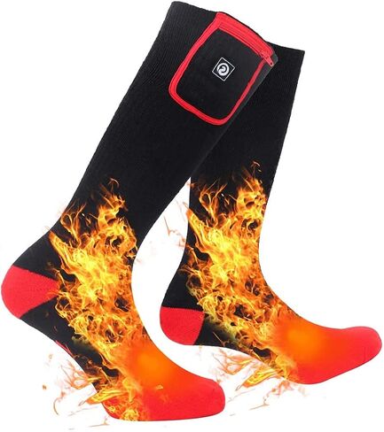 Heated Socks Men Women Battery Sock for Cold Feet Thermal Electric Socks for Camping Winter Footwarmers in Saudi Arabia