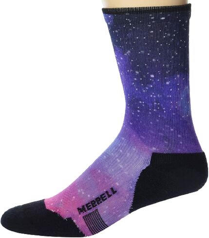 Merrell Men's and Women's Thermal Trail Running Crew Socks - Unisex Thermolite Lightweight Warmth and Breathable Mesh in Kuwait
