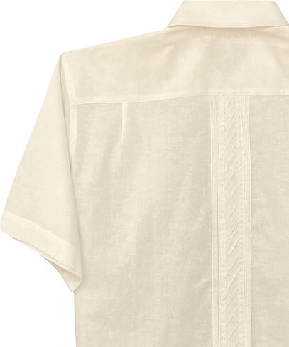 قميص SUNINCANS الرجالي التقليدي بأزرار سفلية من Guayabera in Saudi Arabia