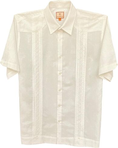 قميص SUNINCANS الرجالي التقليدي بأزرار سفلية من Guayabera in Saudi Arabia