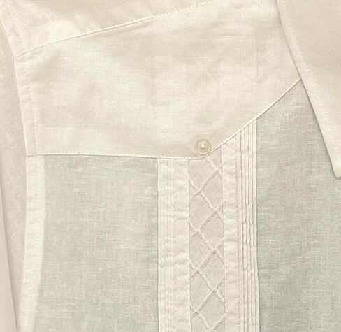 قميص SUNINCANS الرجالي التقليدي بأزرار سفلية من Guayabera in Saudi Arabia