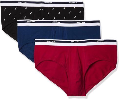 Nautica Men's Classic Cotton Stretch Multipack Briefs in Saudi Arabia