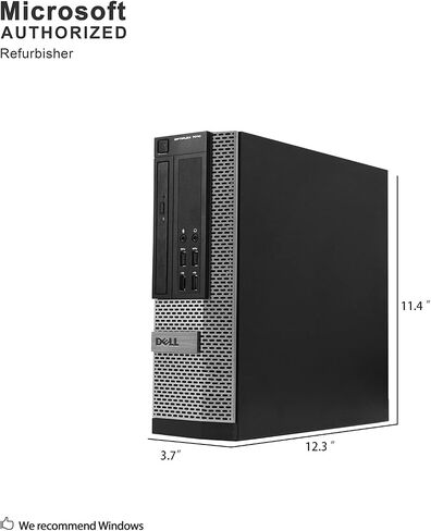 DELL Optiplex 7010 SFF Business Desktop Computer PC (Intel i7-3770 3.4GHz Processor, 16GB DDR3, 240GB SSD, Windows 11 Professional) (Renewed) in Kuwait