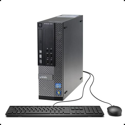 DELL Optiplex 7010 SFF Business Desktop Computer PC (Intel i7-3770 3.4GHz Processor, 16GB DDR3, 240GB SSD, Windows 11 Professional) (Renewed) in Kuwait