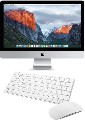 Apple iMac MK482LL/A 27-Inch Retina 5K Display Desktop (Intel Quad-Core i5 3.3GHz, 8GB RAM, 2TB Fusion Drive, Mac OS X), Silver ()(Renewed) in Saudi Arabia