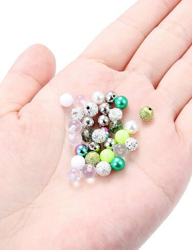 Prjndjw 16 Pair 14G 16G Replacement Balls Externally Threaded Surgical Steel & Plastic Balls for Industrial Barbell Nipple Rings Belly Button Piercing Rings Parts in Kuwait