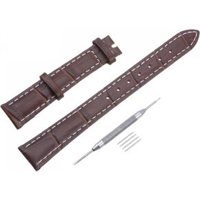uxcell Leather Band Watch Strap with Spring Bar Tool