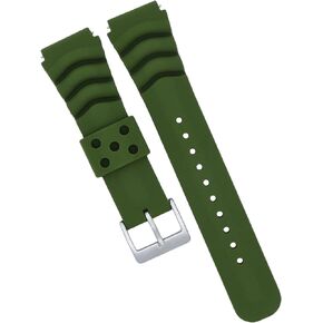 MOD 18mm 20mm 22mm Watch Band - Quick Release - Soft Silicone Replacement Watch Strap - Color Variations - Diver Style - for Men and Women in Saudi Arabia