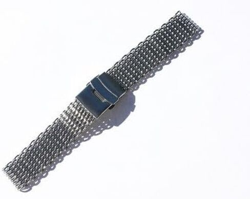 سوار ساعة ميلانس من الفولاذ المقاوم للصدأ بتصميم سمك القرش مش 22 مم in Kuwait