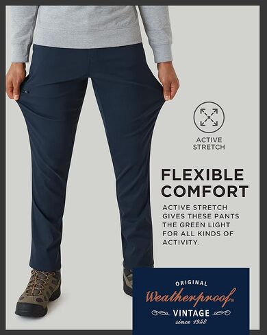 Weatherproof Vintage Casual Hiking Pants for Men - Lightweight Stretch Travel Mens Work Pants with Utility Cargo Pocket in Kuwait