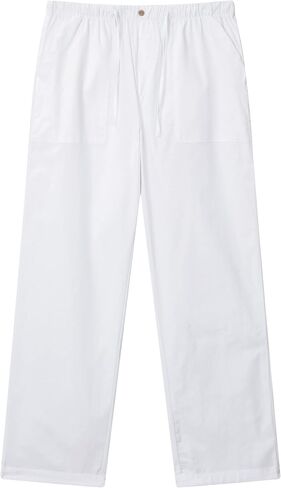 FANARCHER Men’s Cotton Linen Pants Drawstring Loose Beach Pants with Pockets in Saudi Arabia
