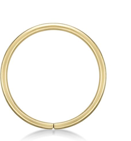 8 mm to 10 mm Nose Hoop Ring for Women in 14k White or Yellow Gold 20 Gauge by Lavari Jewelers in Saudi Arabia
