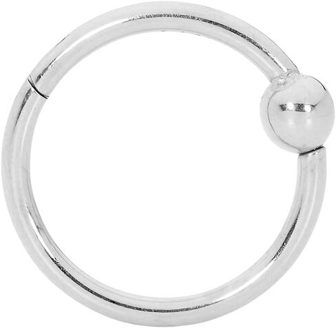 365 Sleepers G23 Titanium 20G 18G 16G 14G BCR Ball Closure Septum Hinged Segment Nose Lip Ring Hoop Earrings Body Jewellery in Saudi Arabia