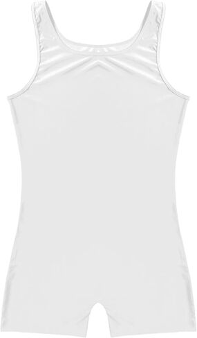 FEESHOW Mens Spandex Bodysuit Short Tank Workout Dance Biketard Unitard in Kuwait