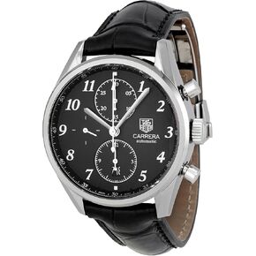 Tag Heuer Men's CAS2110.FC6266 Carrera Black Dial Dress Watch in Kuwait