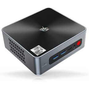 كمبيوتر صغير Beelink SEI10 معالج Intel i5-1035G4 من الجيل العاشر، (يصل إلى 3.70 جيجا هرتز) كمبيوتر صغير مع ذاكرة الوصول العشوائي DDR4 16 جيجا/500 جيجا SSD، يدعم ذاكرة تخزين مؤقت ذكية 6 ميجابايت، HDMI مزدوج 4K، WiFi 6، BT5.0 in Kuwait