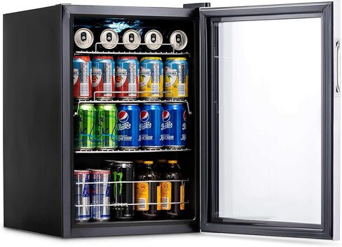 NewAir Freestanding 90 Can Bev Fridge, Stainless Steel & Keurig K155 Office Pro Commercial Coffee Maker, Single Serve K-Cup Pod Coffee Brewer, Silver, Extra Large 90 Oz. Water Reservoir in Saudi Arabia