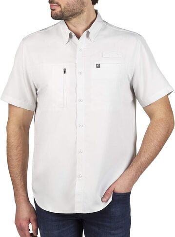 Indian River Fishing Shirt for Men UPF 40 Sun Protection with Quick Dry Technology (XL, Cornflower) in Kuwait