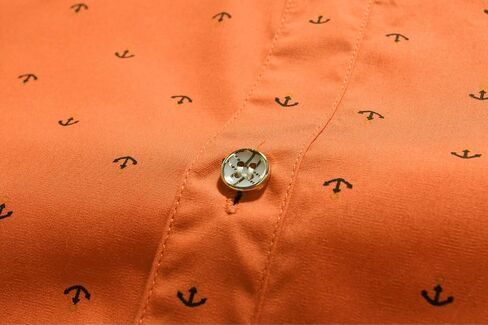 SSLR Men's Casual Button Down Shirts Regular-Fit 100% Cotton Printed Short Sleeve Shirts for Men in Saudi Arabia